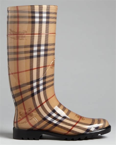 burberry rain boots ca|Burberry haymarket rain boots.